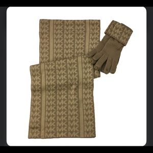 Michael Kors scarf and gloves